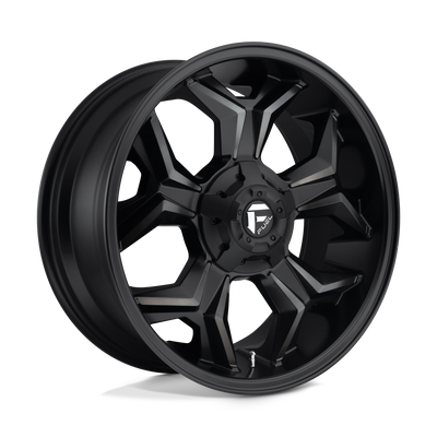 Fuel - D605 AVENGER - Black - MATTE BLACK DOUBLE DARK TINT - 20" x 9", 20 Offset, 6x135/139.7 (Bolt Pattern), 106.1mm HUB