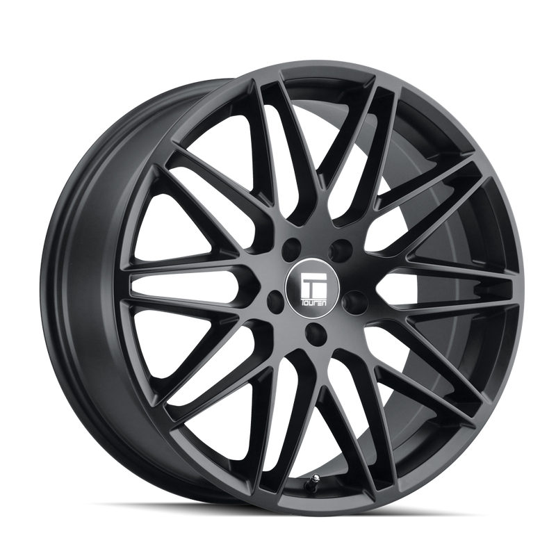 Touren - TR75 - Black - MATTE BLACK - 19" x 9.5", 40 Offset, 5x120 (Bolt Pattern), 72.6mm HUB
