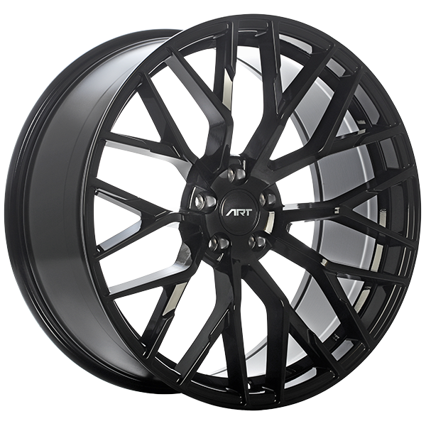 ART - Replica 203 - Black - Gloss Black - 21" x 9.5", 25 Offset, 5x112 (Bolt Pattern), 66.5mm HUB