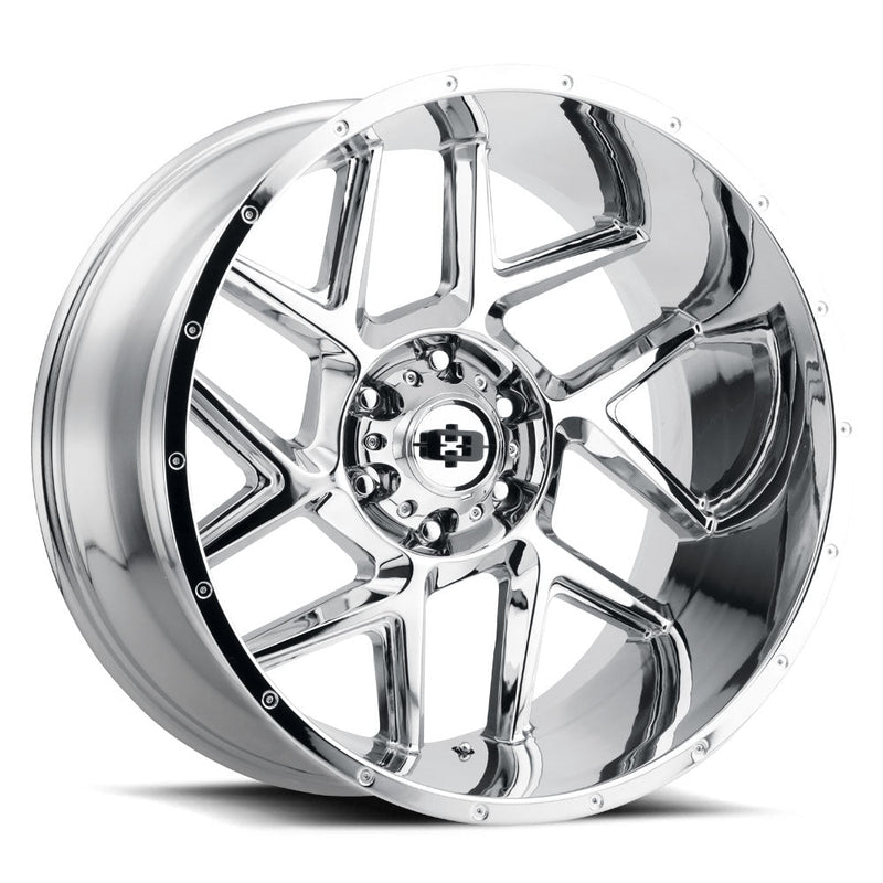 Vision Wheel Off-Road - 360 SLIVER - Chrome - Chrome - 20" x 12", -51 Offset, 6x135 (Bolt Pattern), 87.1mm HUB