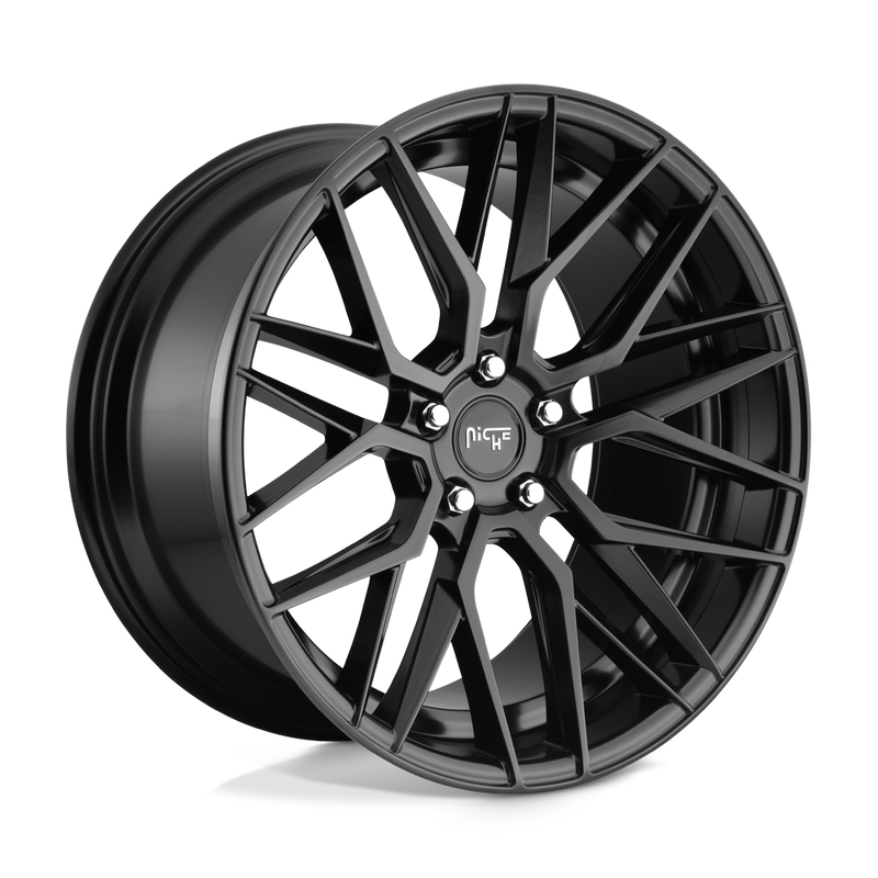 Niche - M190 GAMMA - Black - MATTE BLACK - 20" x 9", 38 Offset, 5x115 (Bolt Pattern), 71.5mm HUB