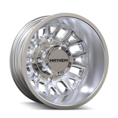 Mayhem - COGENT DUALLY - Polished - 17" x 6.5", -142 Offset, 8x165.1 (Bolt pattern), 121.30mm HUB