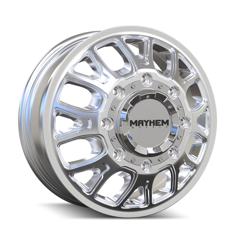 Mayhem - COGENT DUALLY - Polished - 17" x 6.5", 125 Offset, 8x165.1 (Bolt pattern), 121.30mm HUB