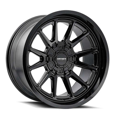 Mayhem - INTREPID - Black - Gloss Black - 20" x 9", 0 Offset, 8x170 (Bolt pattern), 125.2mm HUB