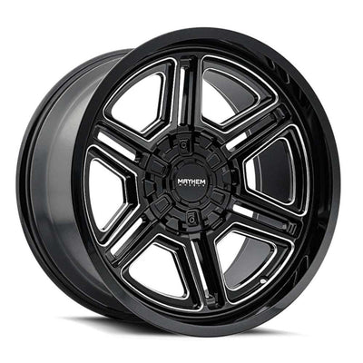 Mayhem - HERMOSA - Black - Black Milled - 20" x 12", -44 Offset, 6x135/139.7 (Bolt pattern), 106mm HUB