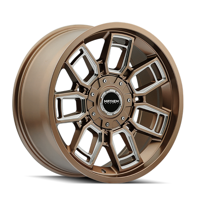 Mayhem - ORDINANCE - Bronze - Matte Bronze - 20" x 9", 0 Offset, 5x127/139.7 (Bolt pattern), 87.1mm HUB
