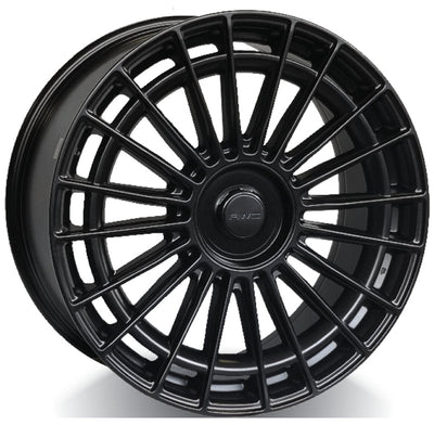 RWC - PC811 - Black - Satin Black - 21" x 10.5", 45 Offset, 5x130 (Bolt pattern), 71.6mm HUB