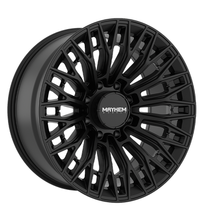 Mayhem - CYCLONE - Black - Gloss Black - 22" x 10", -19 Offset, 8x170 (Bolt pattern), 125.20mm HUB