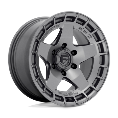 Fuel - D734 WARP - Gunmetal - MATTE GUN METAL - 17" x 9", -12 Offset, 5x127 (Bolt Pattern), 71.5mm HUB