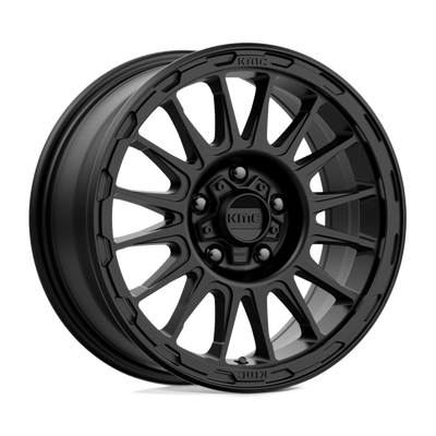 KMC Wheels - KM542 IMPACT - Black - SATIN BLACK - 16" x 8", 0 Offset, 6x139.7 (Bolt Pattern), 106.1mm HUB
