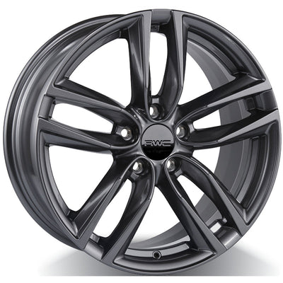 RWC - TO367 / LX367 - Grey - ANTHRACITE - 17" x 7.5", 35 Offset, 5x114.3 (Bolt Pattern), 60.1mm HUB