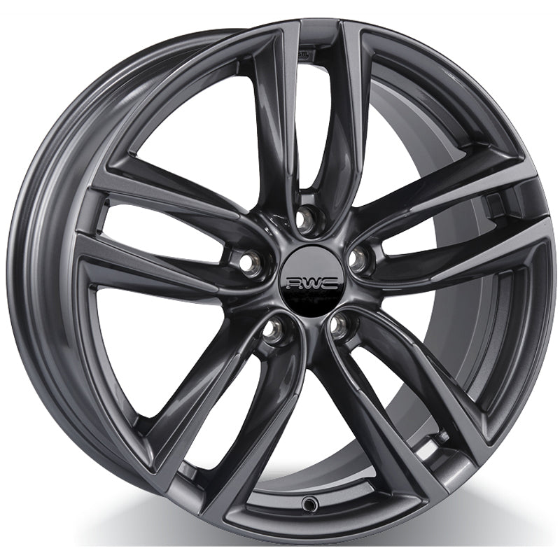 RWC - TO367 / LX367 - Grey - ANTHRACITE - 17" x 7.5", 35 Offset, 5x114.3 (Bolt Pattern), 60.1mm HUB