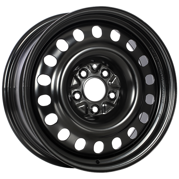 RNB - STEEL WHEEL - Black - Black E-Coating - 17" x 7", 40 Offset, 5x114.3 (Bolt Pattern), 66.1mm HUB