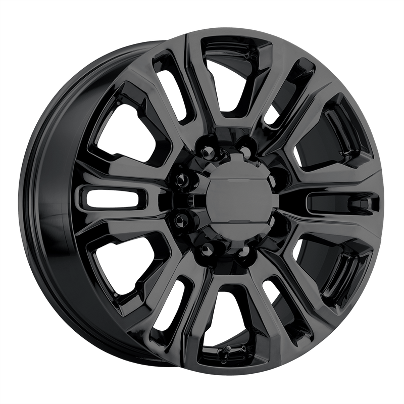 OE Creations - PR207 - Black - GLOSS BLACK - 20" x 8.5", 15 Offset, 8x165.1 (Bolt Pattern), 125.1mm HUB