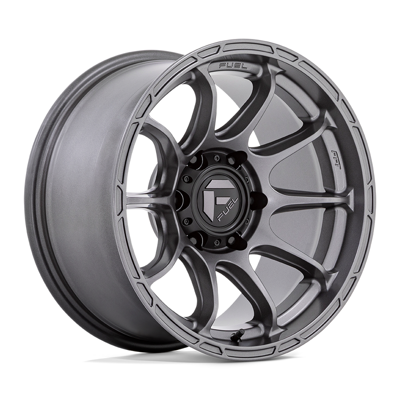 Fuel - D793 VARIANT - Gunmetal - MATTE GUNMETAL - 17" x 9", -12 Offset, 5x127 (Bolt Pattern), 71.5mm HUB