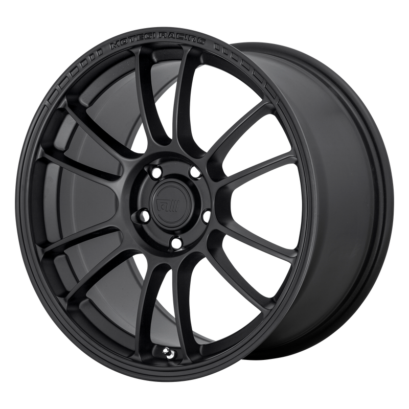 Motegi - MR146 SS6 - Black - SATIN BLACK - 15" x 8", 28 Offset, 4x100 (Bolt Pattern), 72.56mm HUB