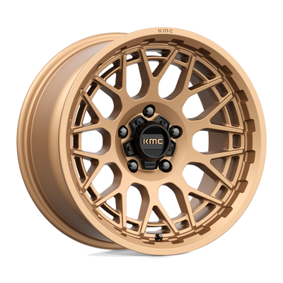 KMC Wheels - KM722 TECHNIC - Bronze - MATTE BRONZE - 20" x 9", 0 Offset, 6x135 (Bolt Pattern), 87.1mm HUB