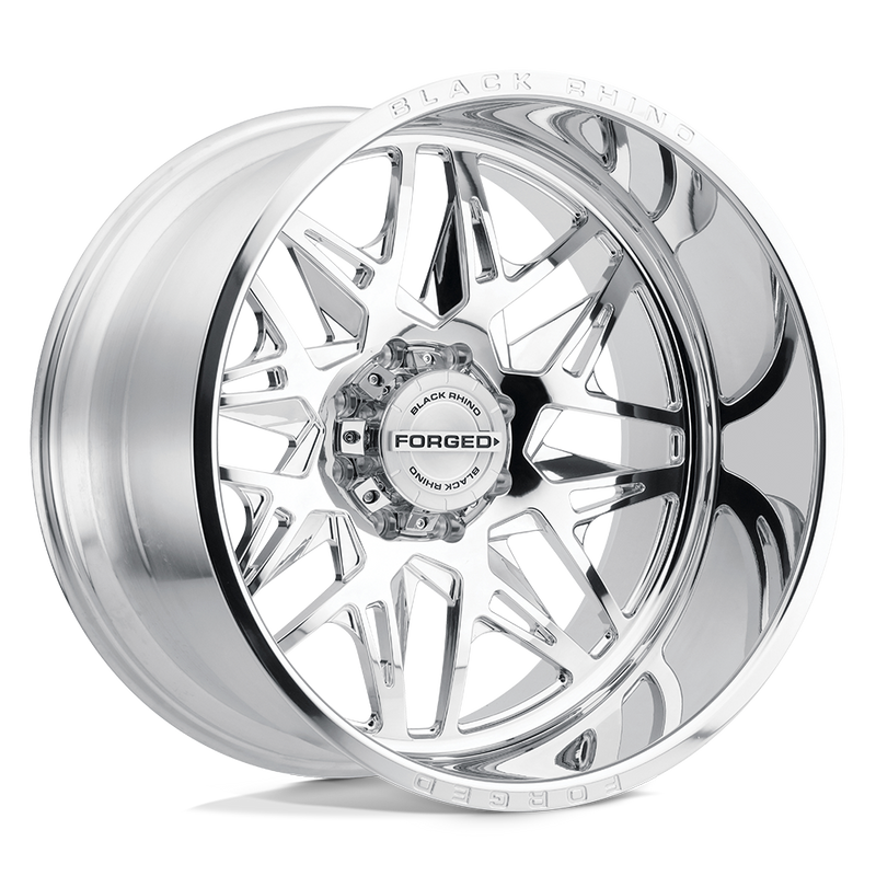 Black Rhino - TWISTER - Polished - Polished - 22" x 14", -76 Offset, 5x127 (Bolt Pattern), 71.5mm HUB