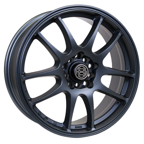 RSSW - Velocity - Grey - Matte grey - 16" x 6.5", 40 Offset, 5x100/114.3 (Bolt Pattern), 73.1mm HUB