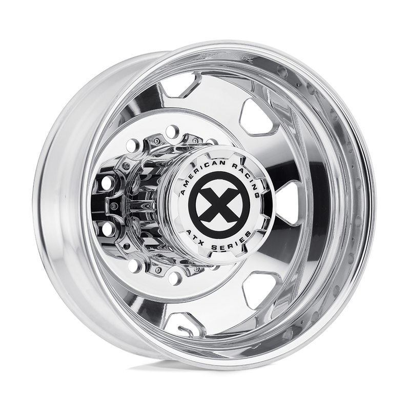 ATX - AO401 OCTANE - Polished - POLISHED - 22.5" x 8.25", -168 Offset, 10x285.75 (Bolt Pattern), 220.1mm HUB