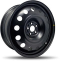 DTD - Steel - Black - Gloss Black - 18" x 7.5", 50 Offset, 5x100 (Bolt pattern), 56,10mm HUB