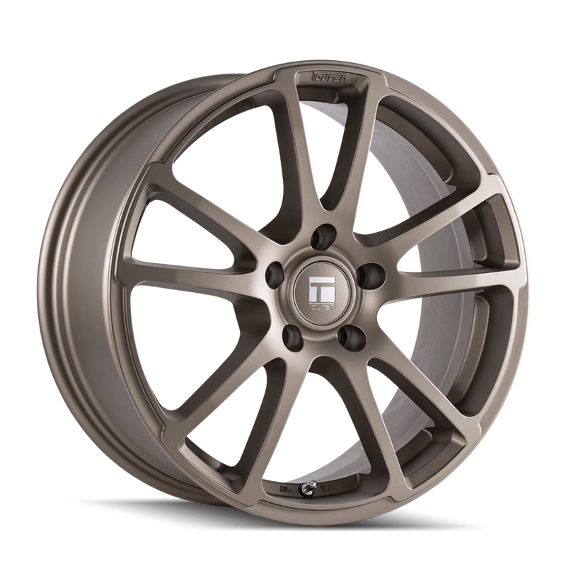 Touren - TF03 - Bronze - MATTE BRONZE - 18" x 8", 40 Offset, 5x112 (Bolt Pattern), 66.6mm HUB