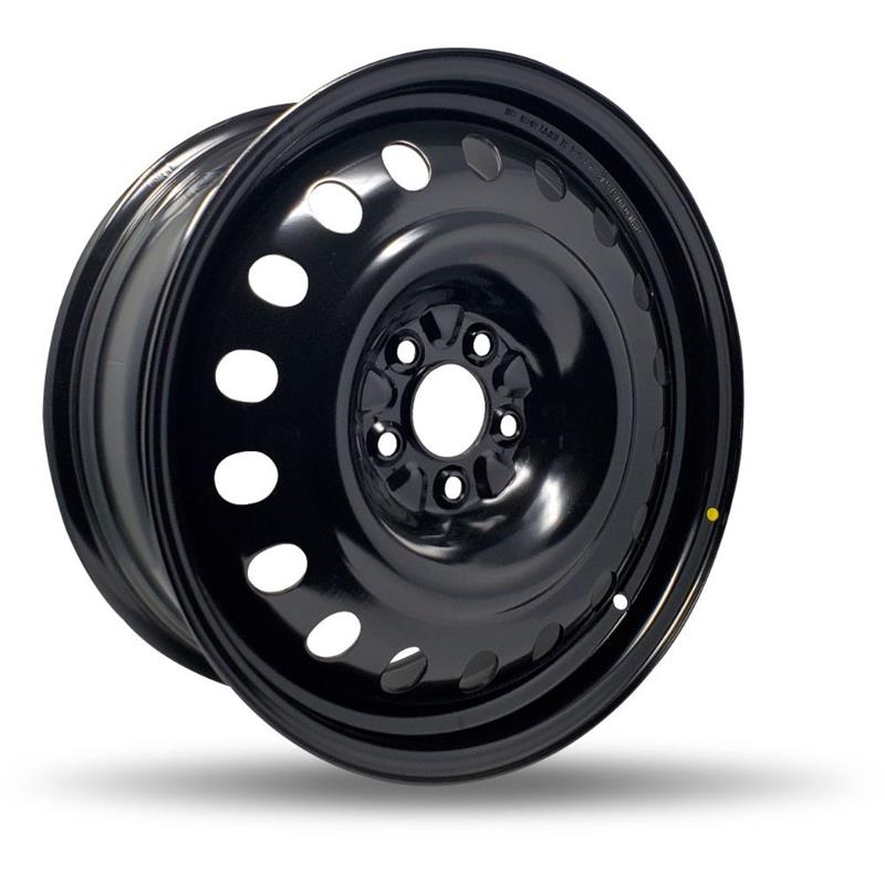 DTD - Steel - Black - Gloss Black - 18" x 7.5", 42 Offset, 5x114.3 (Bolt pattern), 64,10mm HUB