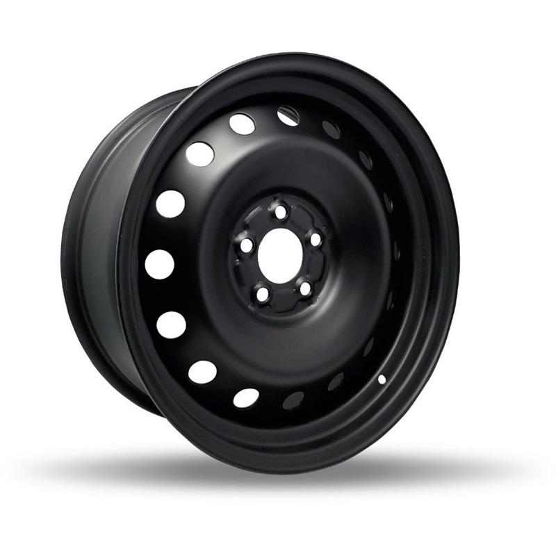 DTD - Steel - Black - Gloss Black - 18" x 7.5", 24 Offset, 5x115 (Bolt pattern), 71,50mm HUB