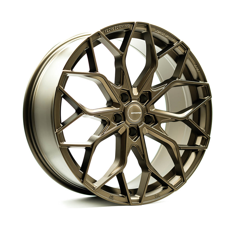 Superspeed - RF07 - Bronze - Satin Bronze - 20" x 9", 30 Offset, 5x120 (Bolt Pattern), 74mm HUB