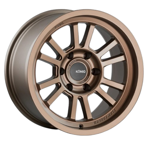 Konig - HT1 - Bronze - Satin Bronze - 18" x 9", 0 Offset, 6x139.7 (Bolt pattern), 106.1mm HUB
