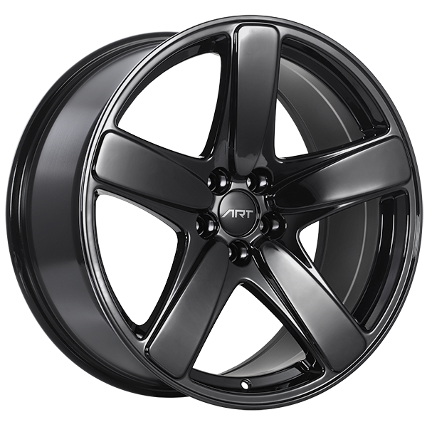 ART - Replica 182 - Black - Gloss Black - 20" x 10", 19 Offset, 5x112 (Bolt Pattern), 66.5mm HUB