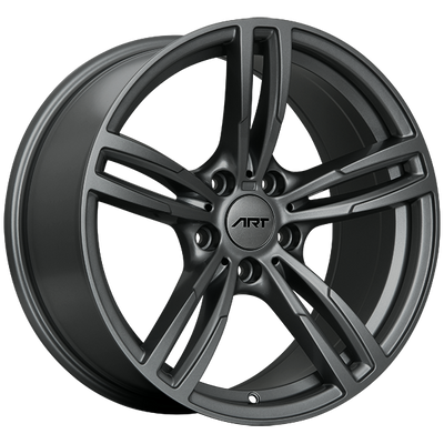 ART - Replica 61 - Gunmetal - Dark Gunmetal - 18" x 8.5", 30 Offset, 5x112 (Bolt Pattern), 66.6mm HUB