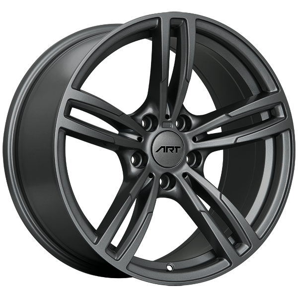 ART - Replica 61 - Gunmetal - Dark Gunmetal - 18" x 8.5", 30 Offset, 5x112 (Bolt Pattern), 66.6mm HUB