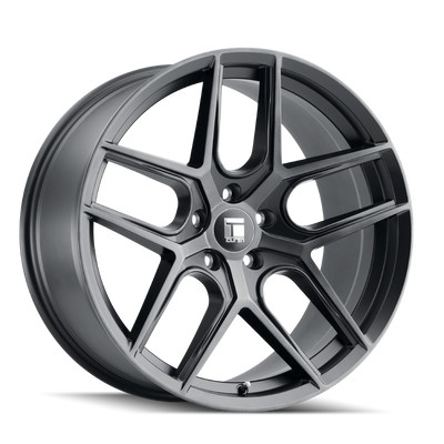 Touren - TR79 - Black - BRUSHED MATTE BLACK WITH DARK TINT - 20" x 9", 35 Offset, 5x114.3 (Bolt Pattern), 72.6mm HUB