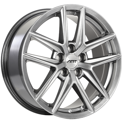ART - Replica 97 - Silver - Titanium - 18" x 8", 45 Offset, 5x114.3 (Bolt Pattern), 60.1mm HUB