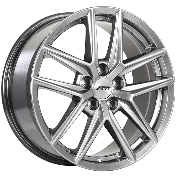 ART - Replica 97 - Silver - Titanium - 18" x 8", 45 Offset, 5x114.3 (Bolt Pattern), 60.1mm HUB