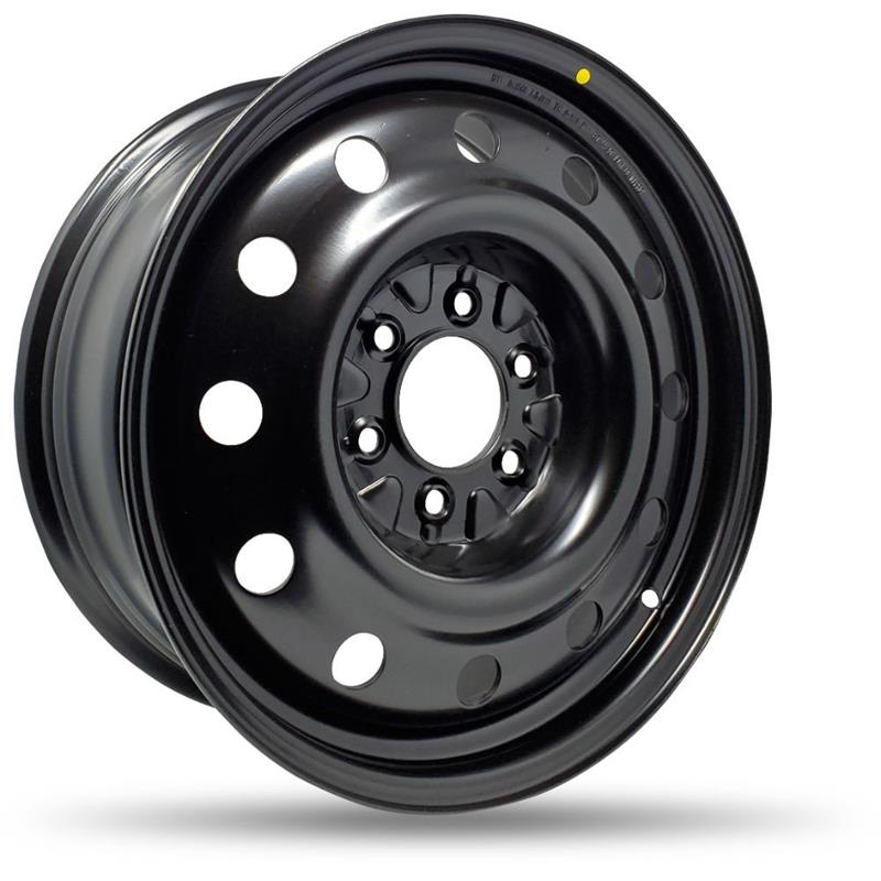 DTD - Steel - Black - Gloss Black - 18" x 7.5", 44 Offset, 6x135 (Bolt pattern), 87,10mm HUB