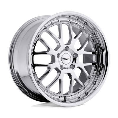 TSW Wheels - VALENCIA - Chrome - Chrome - 20" x 10", 40 Offset, 5x112 (Bolt Pattern), 72.1mm HUB