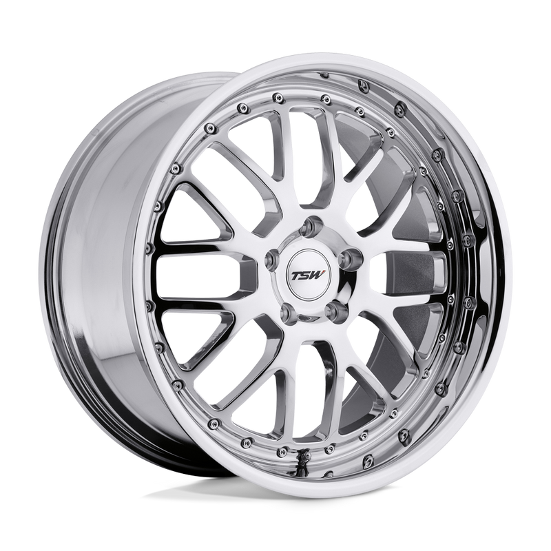 TSW Wheels - VALENCIA - Chrome - Chrome - 20" x 10", 40 Offset, 5x112 (Bolt Pattern), 72.1mm HUB