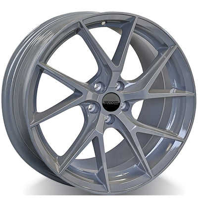 RWC - MHK1012 - Grey - GREY BATTLESHIP - 17" x 7.5", 42 Offset, 5x114.3 (Bolt Pattern), 67.1mm HUB