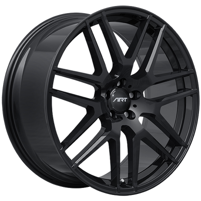 ART - Replica 227 - Black - Gloss Black - 22" x 10", 45 Offset, 5x112 (Bolt Pattern), 66.6mm HUB
