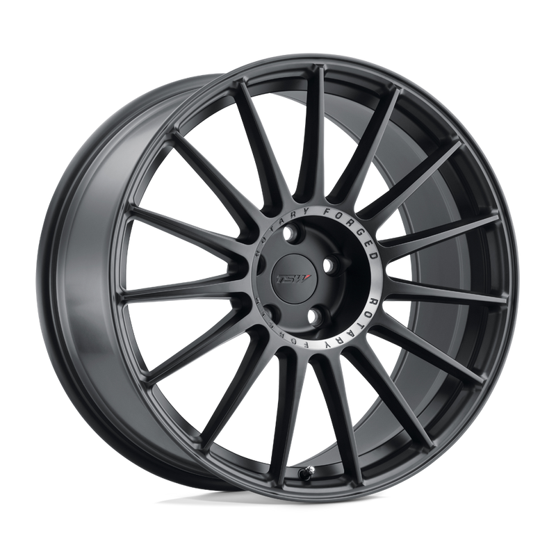 TSW Wheels - PADDOCK - Black - SEMI GLOSS BLACK WITH MACHINED TINTED RING - 20" x 8.5", 40 Offset, 5x114.3 (Bolt Pattern), 76.1mm HUB