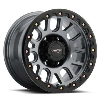 Vision Wheel Off-Road - 111 NEMESIS - Gunmetal - Gunmetal - 20" x 9", 12 Offset, 5x139.7 (Bolt Pattern), 108mm HUB