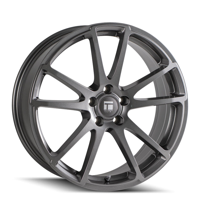 Touren - TF03 - Black - MATTE BLACK - 17" x 7.5", 40 Offset, 5x114.3 (Bolt Pattern), 72.6mm HUB