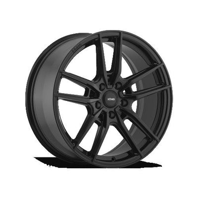 Konig - Myth - Black - Gloss Black - 18" x 8", 35 Offset, 5x120 (Bolt Pattern), 72.6mm HUB