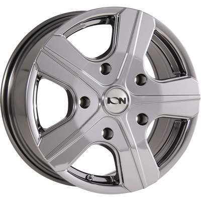 Ion Alloy - 101 - Chrome - CHROME - 16" x 7", 55 Offset, 5x160 (Bolt Pattern), 65.1mm HUB