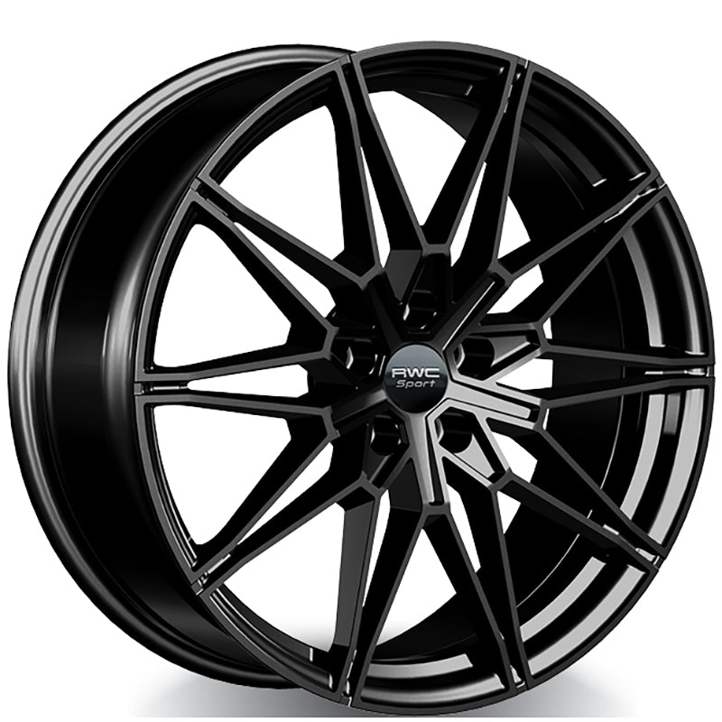 RWC - BM875 - Black - Gloss Black - 20" x 8.5", 28 Offset, 5x112 (Bolt pattern), 66.60mm HUB