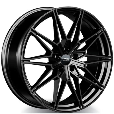 RWC - BM875 - Black - Gloss Black - 19" x 8", 42 Offset, 5x112 (Bolt pattern), 66.60mm HUB