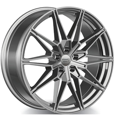 RWC - BM875 - Silver - Gloss Silver - 18" x 8", 42 Offset, 5x112 (Bolt pattern), 66.60mm HUB
