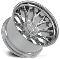 Sentali - BFX2 - Polished - Polished Lip / Brushed Centre - 22" x 12", -44 Offset, 8x165.1/180 (Bolt pattern), 125.20mm HUB